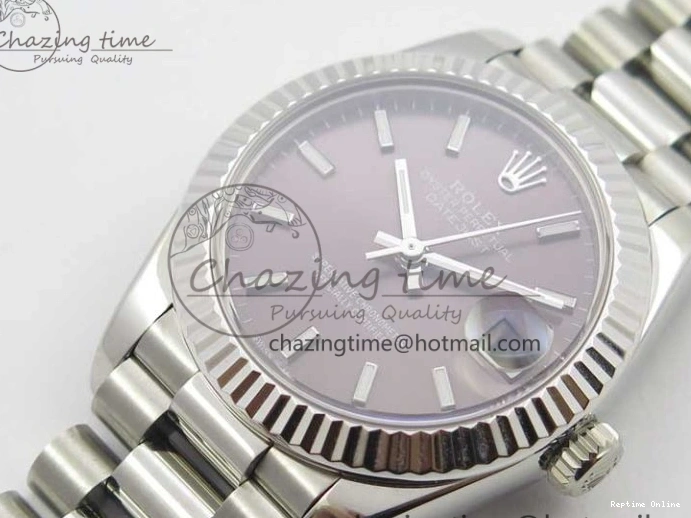 0115 GoodFit Datejust 31mm 278275 SS BP Maker Best Edition Gray Stick Markers Dial on SS President Bracelet 3089
